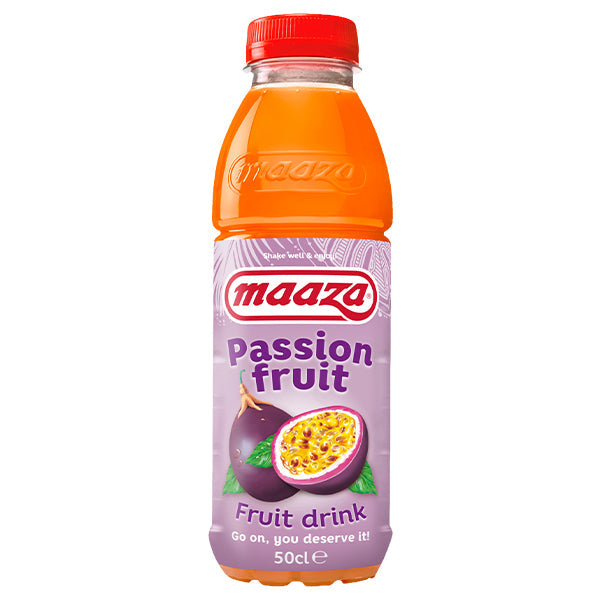 Maaza Fruit de la Passion – Pack de 12 x 50CL | Boisson Fruitée Exotique