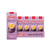 Maaza Fruit de la Passion – Pack de 12 x 1L | Boisson Fruitée Exotique Grande Bouteille