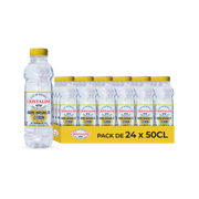 Cristaline Jus de Citron – Pack de 24 Bouteilles (24 x 50cl) | Boisson Acidulée au Citron
