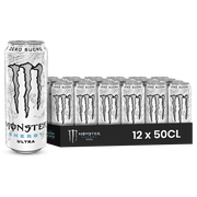 Monster Energy Ultra White Pack 12 x 50CL – Énergie Ultra Légère