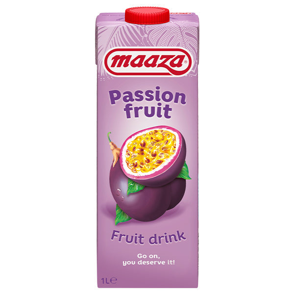 Maaza Fruit de la Passion – Pack de 12 x 1L | Boisson Fruitée Exotique Grande Bouteille