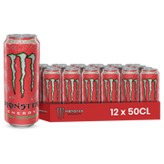Monster Energy Ultra Watermelon Pack 12 x 50CL – Boisson Énergie Pastèque
