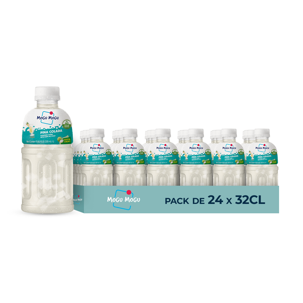 Mogu Mogu Pina Colada – Pack de 24 x 32CL | Boisson Saveur Pina Colada