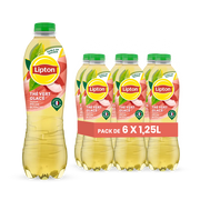 Lipton Ice Tea Pêche Blanche Pack 6 x 1,25L – Thé Glacé Doux Pêche Blanche
