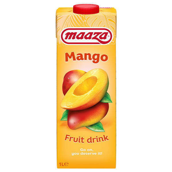 Maaza Mangue – Pack de 12 Bouteilles (12 x 1L) | Saveur Mangue Riche et Onctueuse