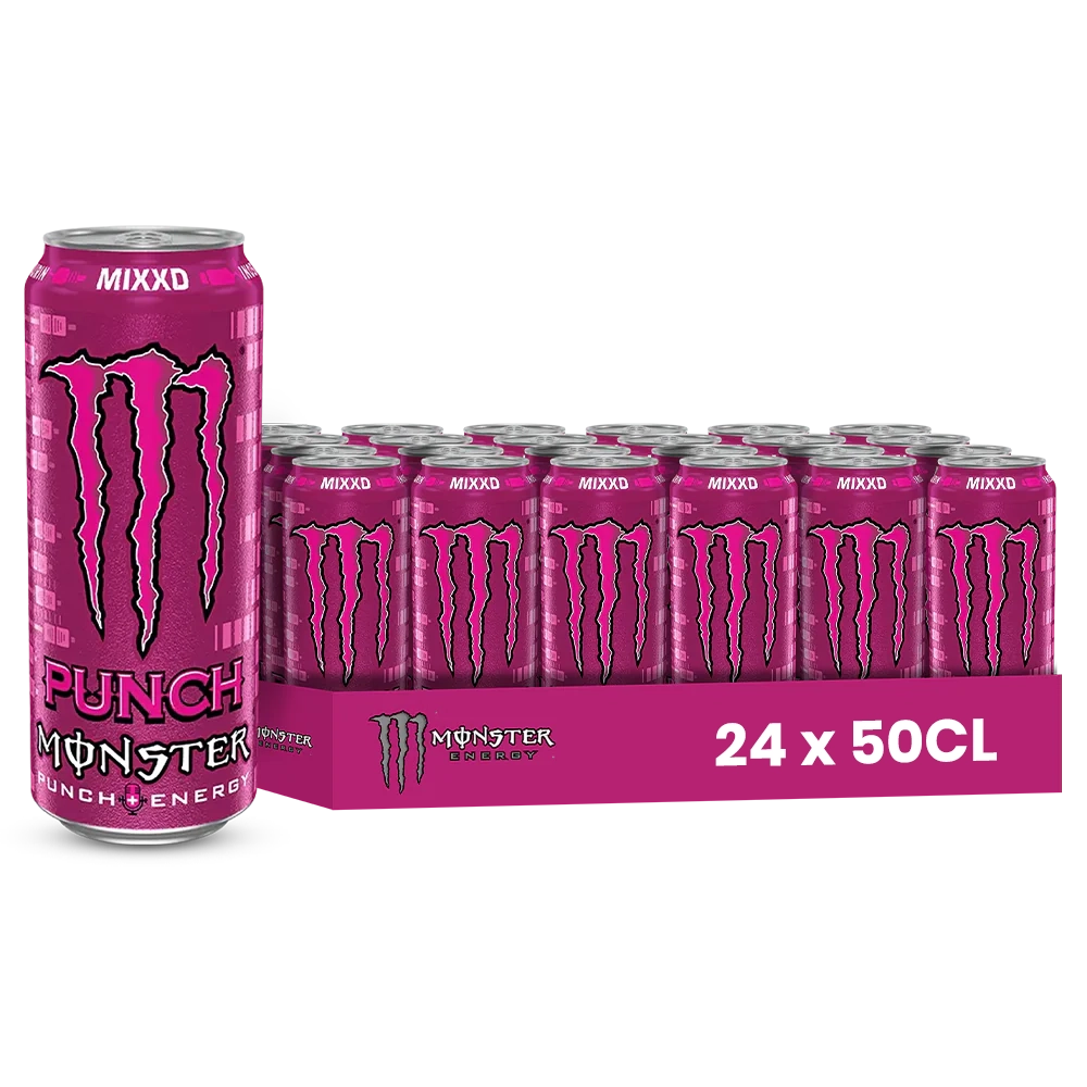 Juiced Monster Mixxd Pack 24 x 50CL – Boisson Énergie Saveur Punch