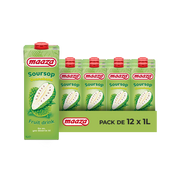 Maaza Corossol – Pack de 12 x 1L | Boisson Fruitée Corossol