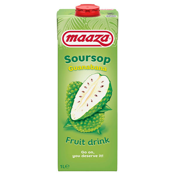 Maaza Corossol – Pack de 12 x 1L | Boisson Fruitée Corossol
