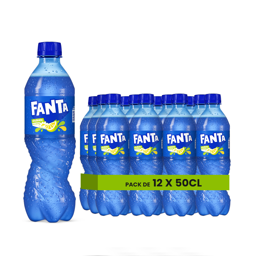 Fanta Shokata (EU) – Pack de 12 Bouteilles (12 x 50cl) | Citron & Fleur de Sureau