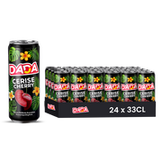 Dada Cerise – Pack de 24 Canettes (24 x 33cl) | Soda Fruité Saveur Cerise