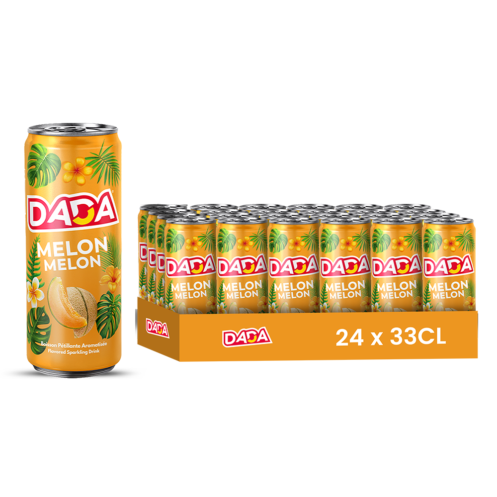 Dada Melon – Pack de 24 Canettes (24 x 33cl) | Saveur Fraîche et Originale