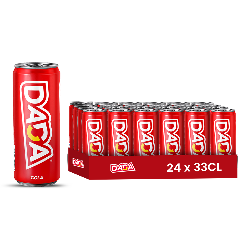 Dada Cola – Pack de 24 Canettes (24 x 33cl) | Soda Goût Cola Unique