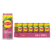 Lipton Ice Tea Raspberry Pack 24 x 33CL Slim – Raspberry Flavor Iced Tea
