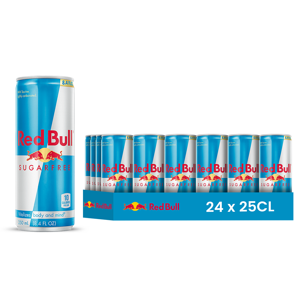 Red Bull Sugarfree Pack 24 x 25CL – Sugar-Free Energy Drink