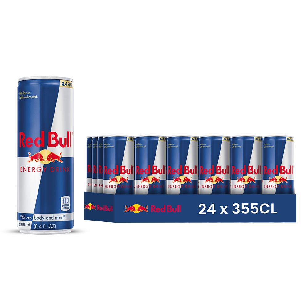 Red Bull Classic Pack 24 x 355ML – Boisson Énergisante Originale