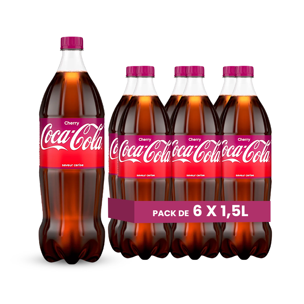 Coca Cola Cherry Pack de 6 x 1.5L x 52 (FR)