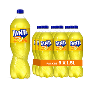 Fanta Lemon Pack of 9 x 1.5L x 48 (FR)
