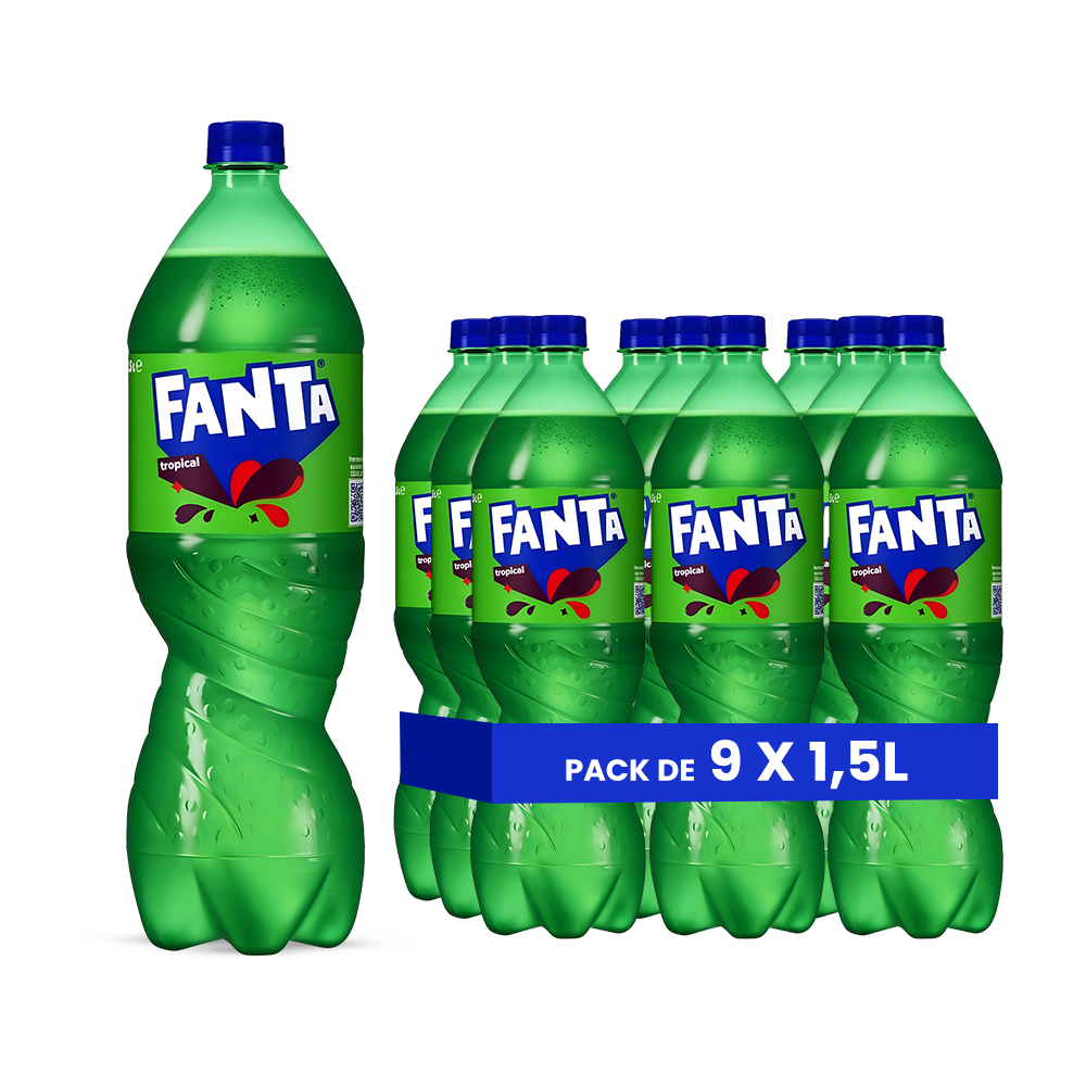 Fanta Tropical 9 x 1.5L x 48 Pack (FR)