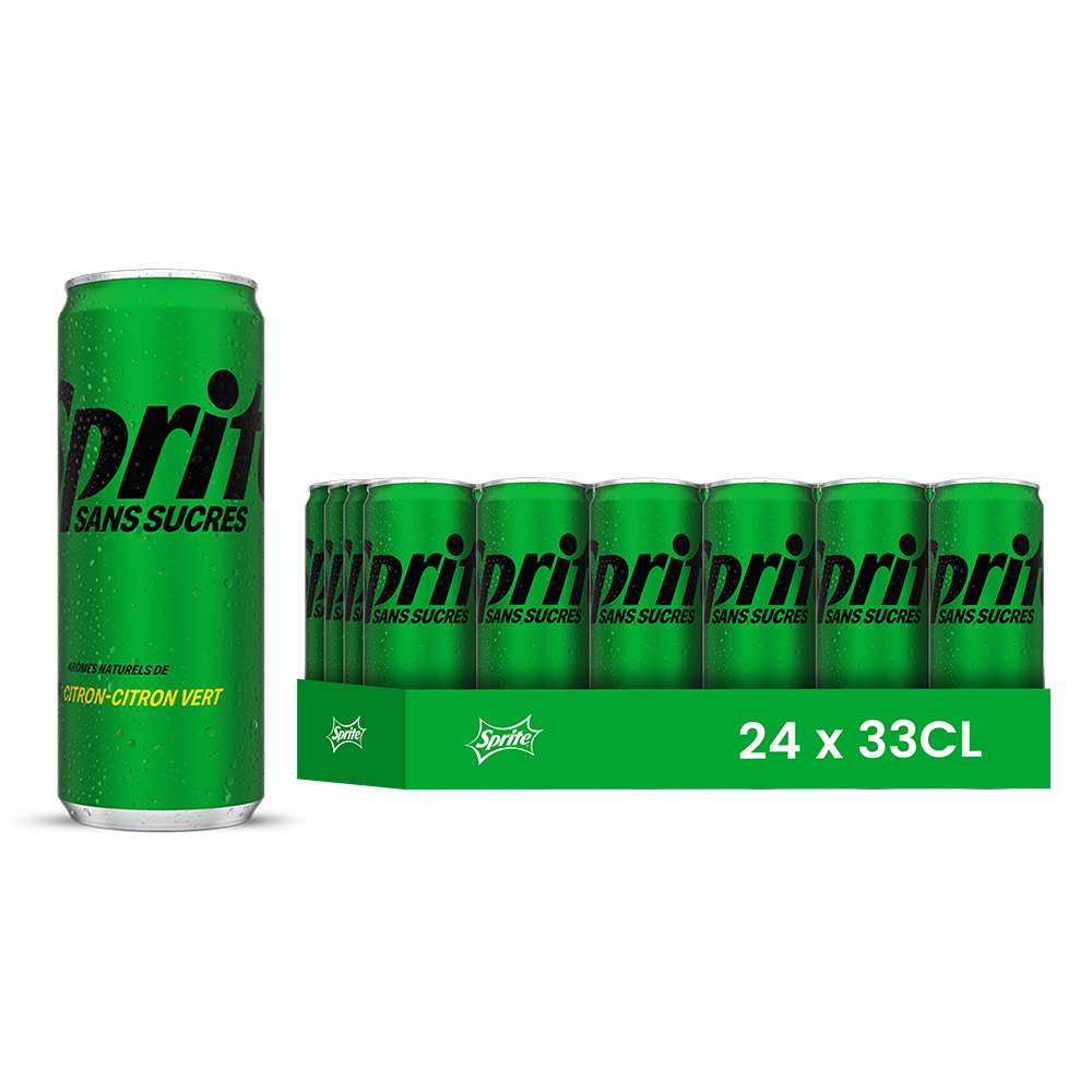 Sprite Sans Sucres Pack 24 x 33CL x 130 (FR)