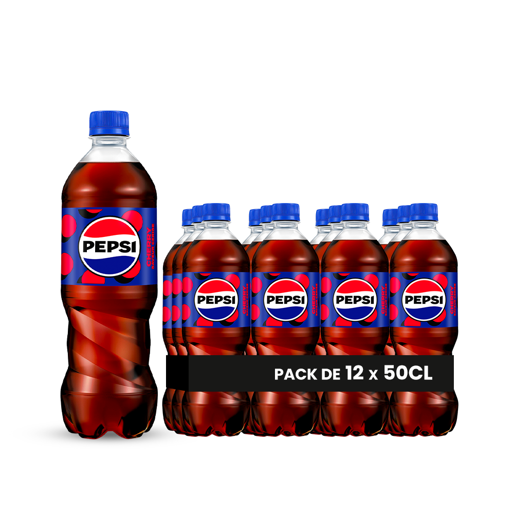 Pepsi Cherry Pack of 12 x 50CL x 108 (FR)