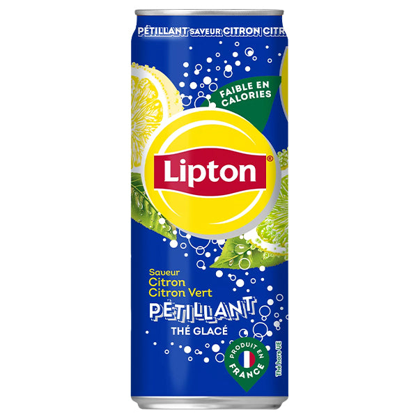 Lipton Ice Tea Citron Citron Vert Pétillant Pack de 24 x 33CL x 99 (FR)