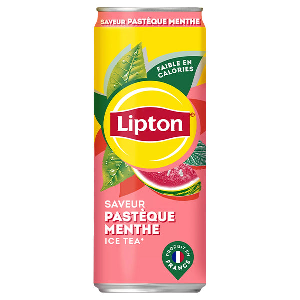 Lipton Ice Tea Pastèque Menthe Pack de 24 x 33CL x 99 (FR)