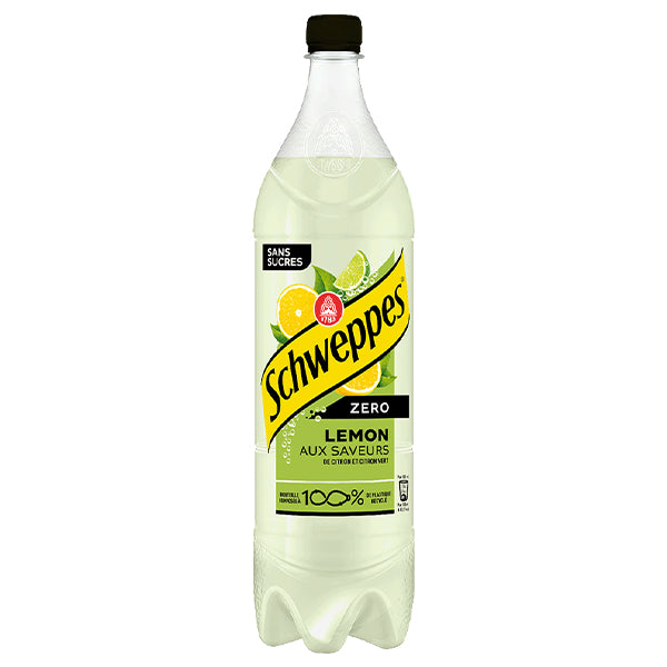 Schweppes Zero Lemon 6 x 1.5L x 84 Pack (FR)