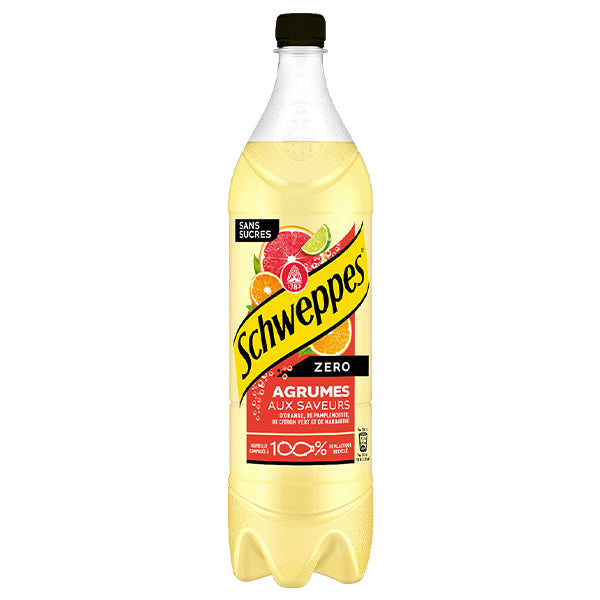 Schweppes Zero Citrus 6 x 1.5L x 84 Pack (FR)