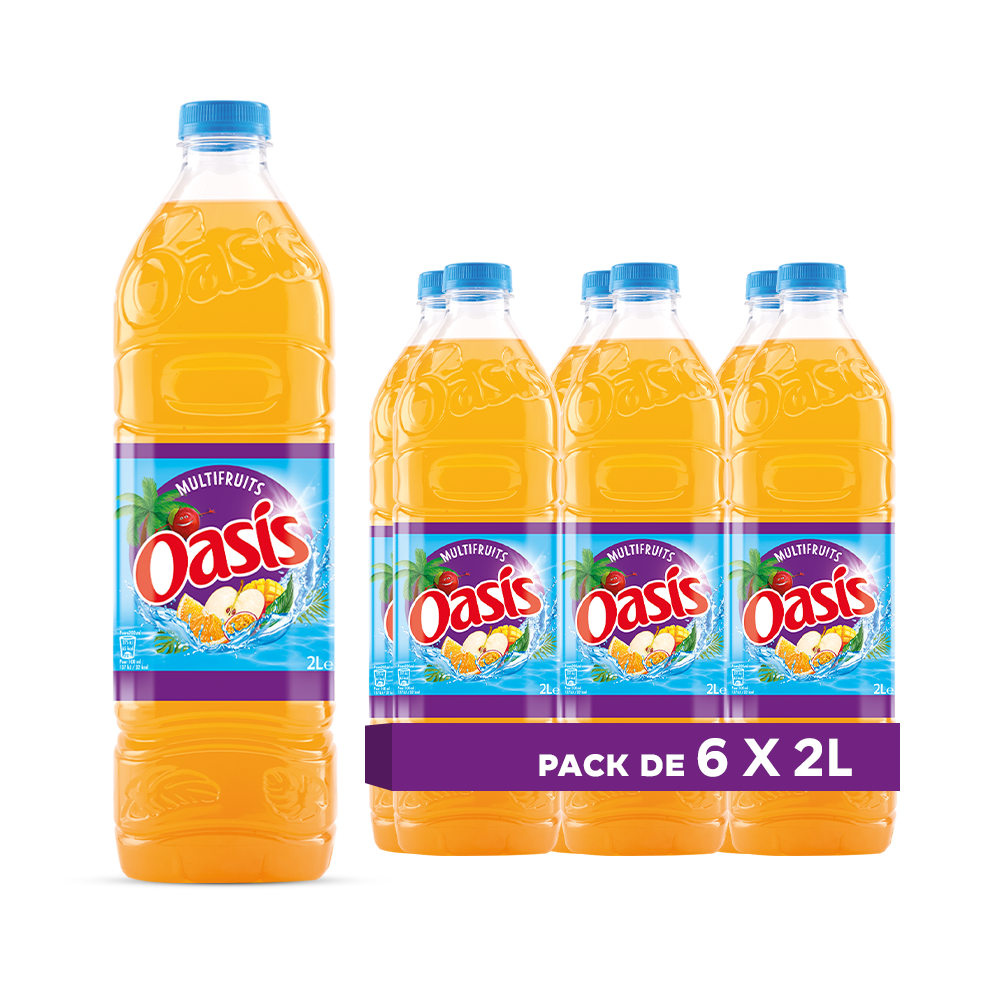 Oasis Multifruit 6 x 2L x 76 Pack