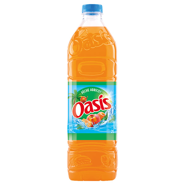 Oasis Peach Apricot Pack of 6 x 2L x 76 (EN)