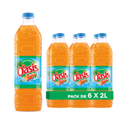 Oasis Peach Apricot Pack of 6 x 2L x 76 (EN)