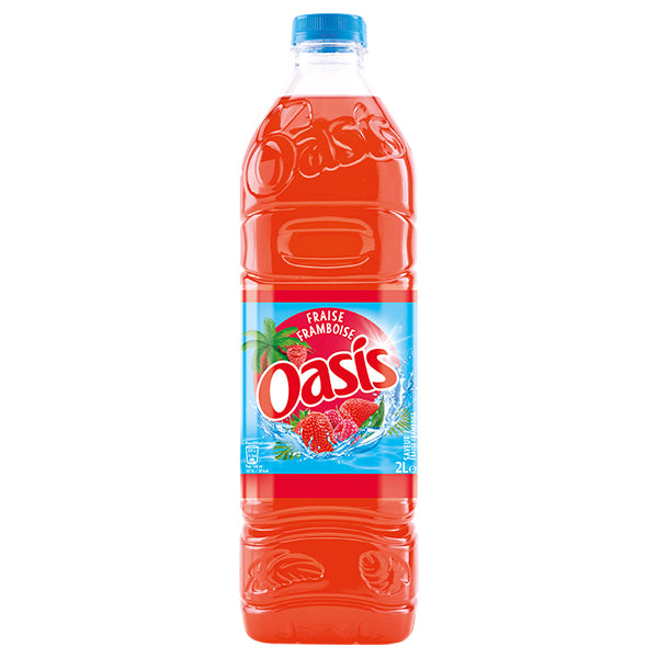 Oasis Strawberry Raspberry Pack of 6 x 2L x 76 (FR)