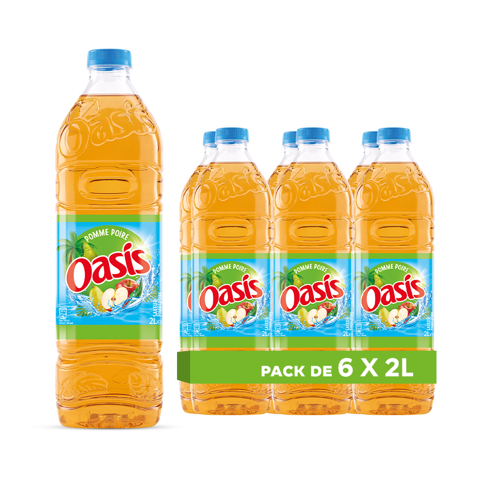 Oasis Apple Pear 6 x 2L x 76 Pack (FR)