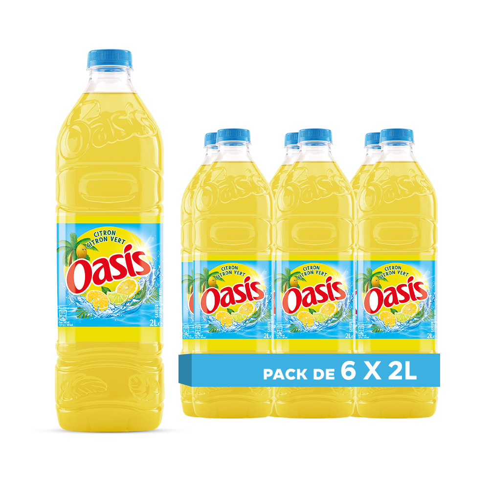Oasis Lemon Lime 6 x 2L x 76 (FR)