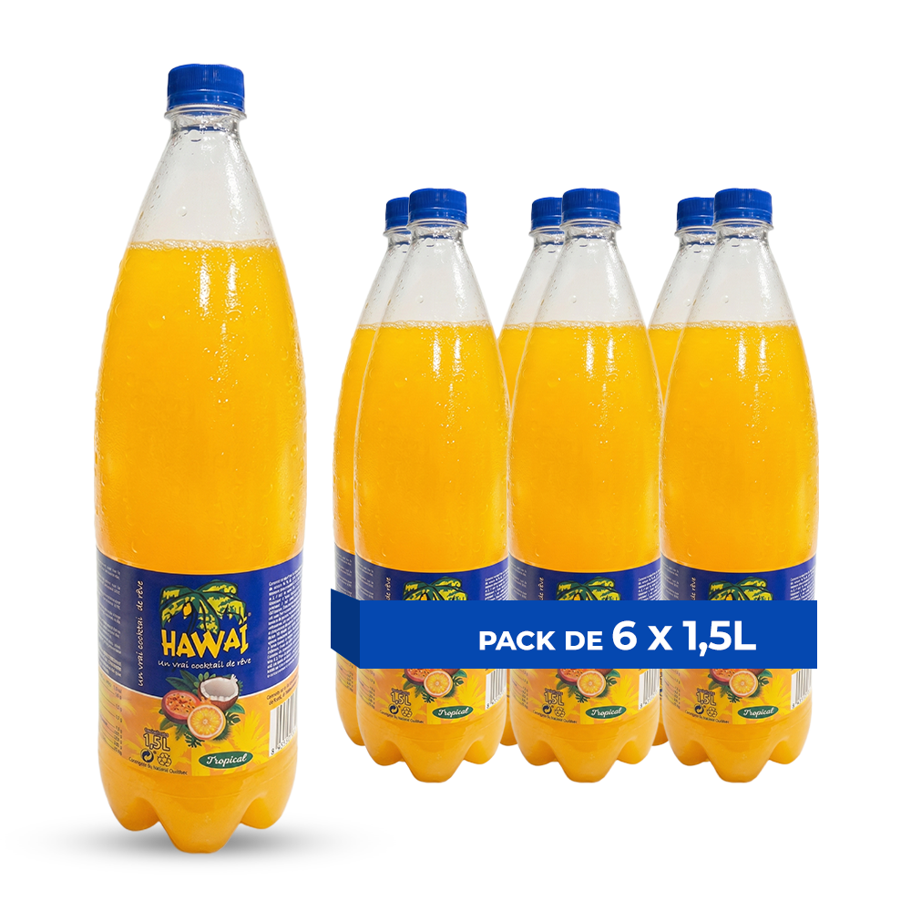 Hawaii Tropical Pack of 6 x 1.5L x 95 (FR)