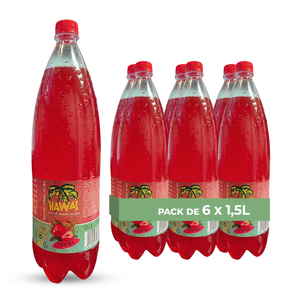 Hawai Strawberry Pack of 6 x 1.5L x 95 (FR)