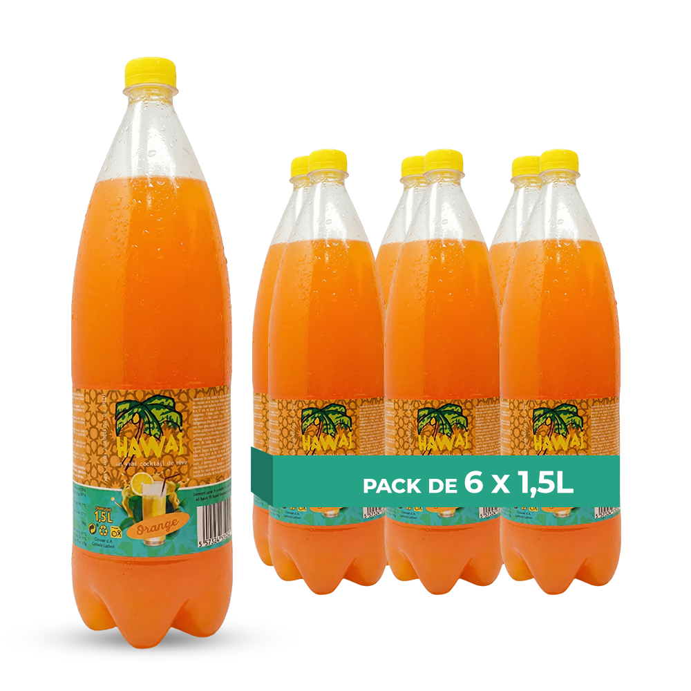 Hawaii Orange Pack of 6 x 1.5L x 95 (FR)