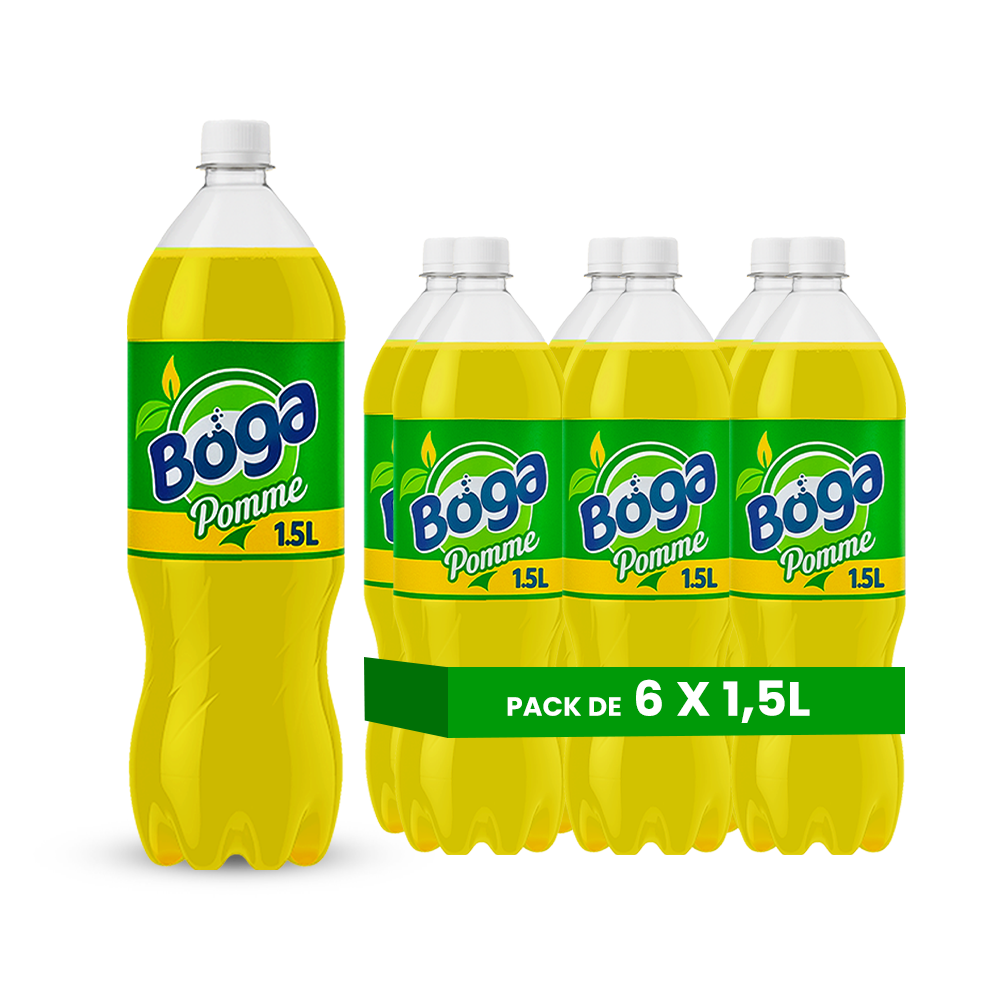 Boga Pomme Pack de 6 x 1,5L x 84 (FR)