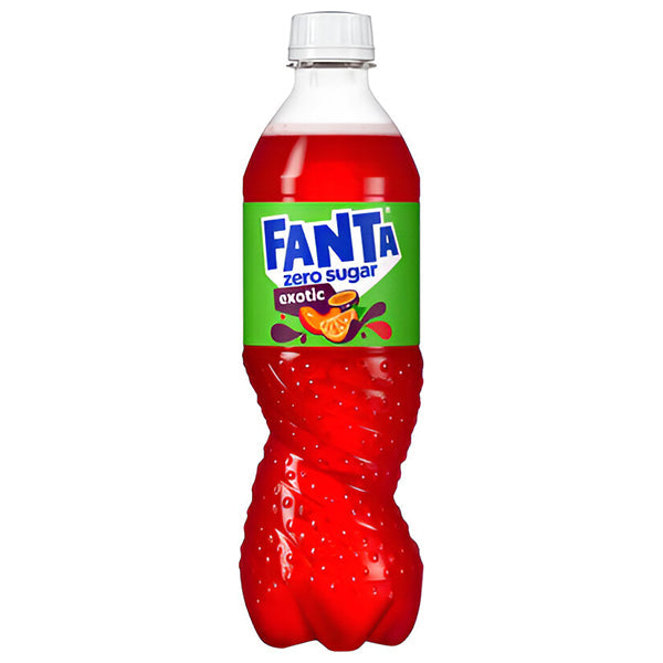 Fanta Exotic Tropical Zero (EU) – Pack de 12 Bouteilles (12 x 50cl) | Sans Sucres