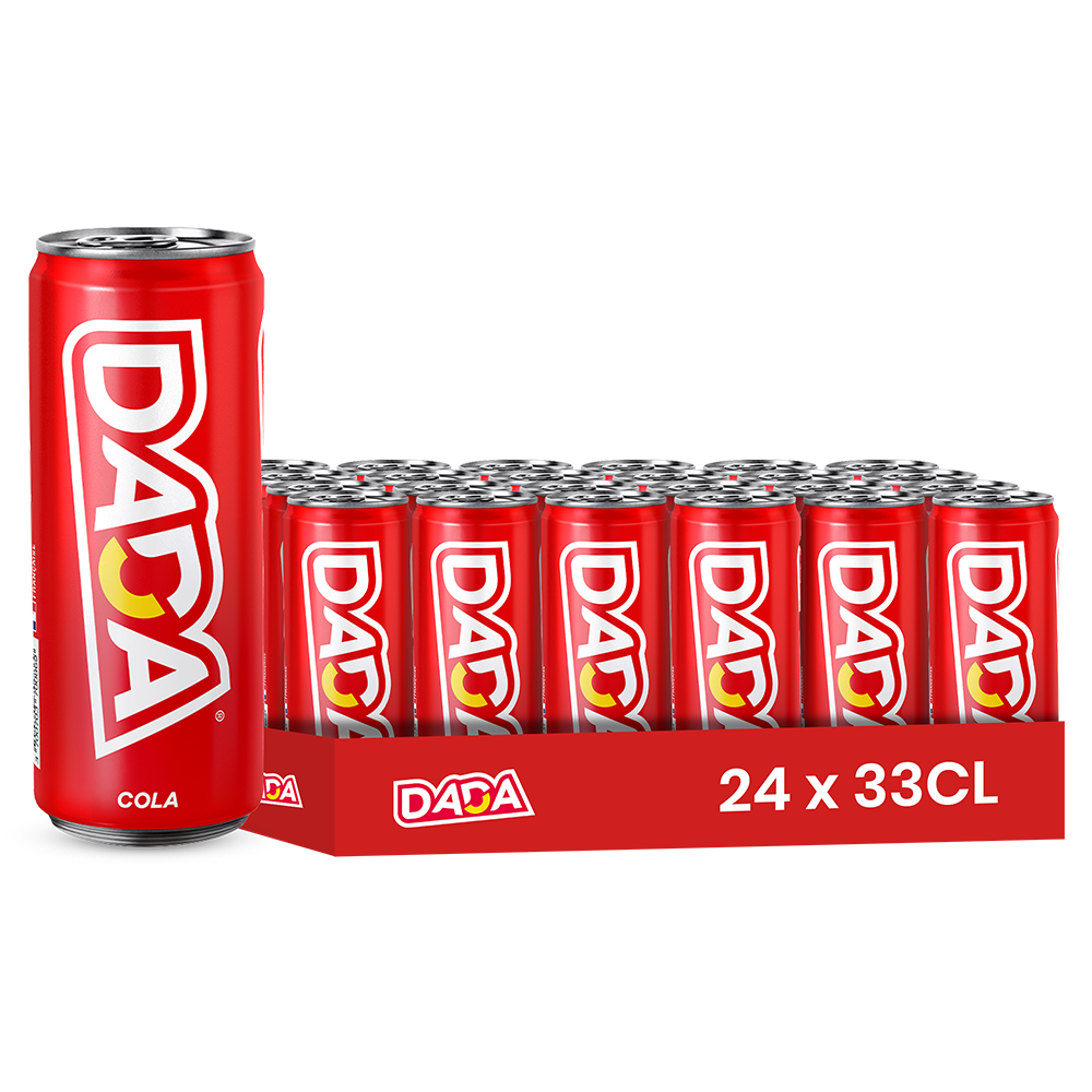 Dada Cola – Pack de 24 Canettes (24 x 33cl) | Soda Goût Cola Unique