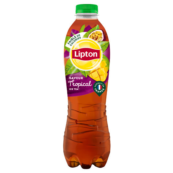 Lipton Ice Tea Tropical Pack 6 x 1,25L – Thé Glacé Saveur Tropicale