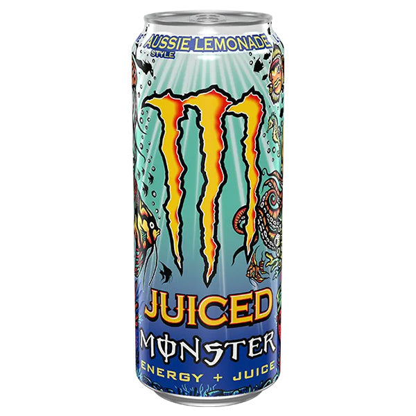 Juiced Monster Aussie Lemonade Pack 12 x 50CL – Saveur Limonade Australienne