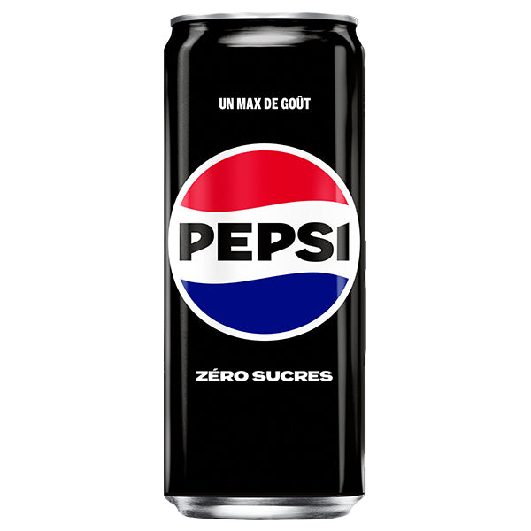 Pepsi Zéro Sucre Pack 24 x 33CL – Boisson Sans Sucre Rafraîchissante