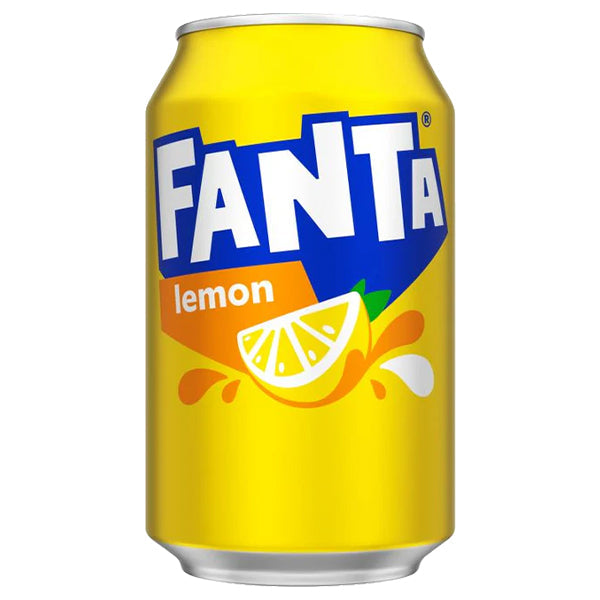 Fanta Lemon (DK) Pack 24 x 33CL – Canettes Soda Saveur Citron