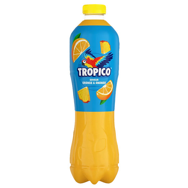 Tropico Orange & Ananas – Pack de 6 Bouteilles (6 x 1,25L) | Boisson Fruitée Rafraîchissante Saveur Tropicale