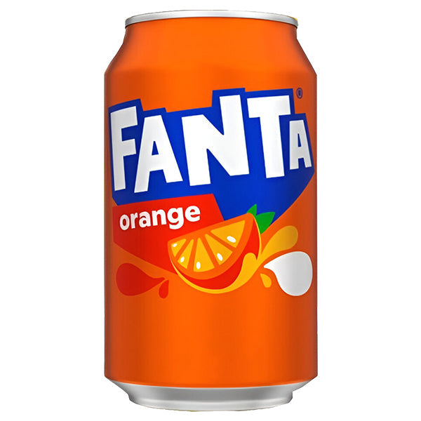 Fanta Orange (DK) – Pack de 24 Canettes 33CL | Boisson Gazeuse Rafraîchissante