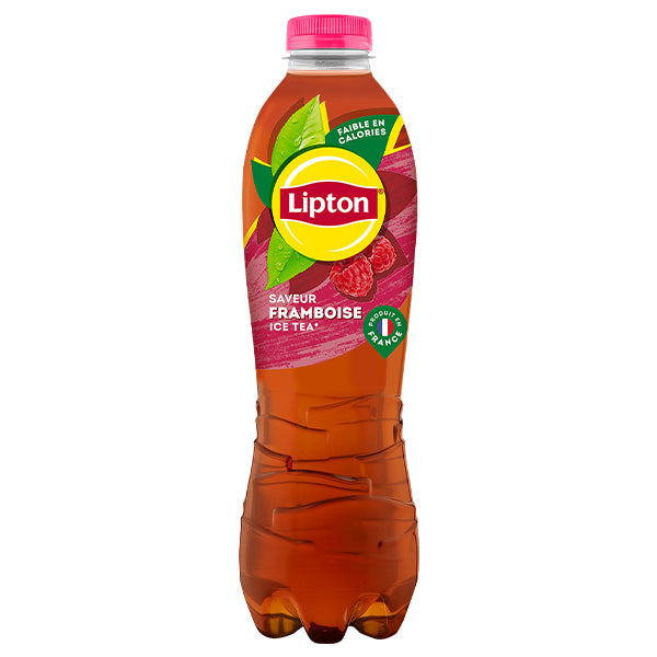 Lipton Ice Tea Framboise Pack 6 x 1,25L – Boisson Thé Glacé Framboise