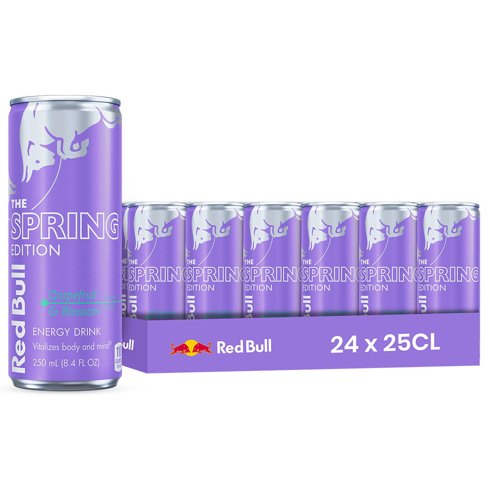 Red Bull Spring Edition – Pack de 24 Canettes (24 x 25cl) | Énergie Goût Printanier