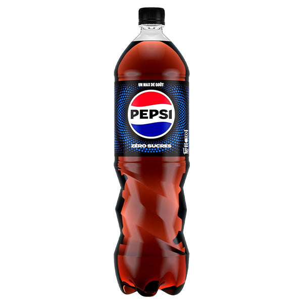 Pepsi Zéro Sucre Pack 6 x 1,5L – Soda Sans Sucre Format Familial
