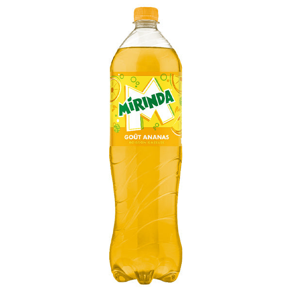 Mirinda Ananas – Pack de 6 Bouteilles (6 x 1,5L) | Soda Tropical Exotique